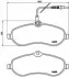 <strong>Гальмівні колодки дискові BREMBO P61 096 (фото 1)</strong>