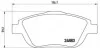 <strong>Тормозные колодки дисковые BREMBO P61103 (фото 1)</strong>
