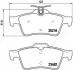 <strong>Тормозные колодки дисковые BREMBO P61110 (фото 1)</strong>