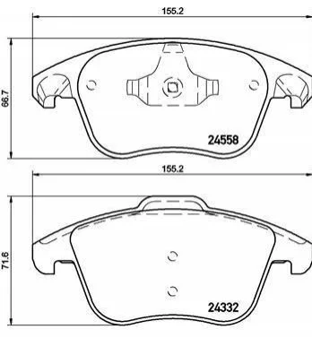<strong>Гальмівні колодки дискові BREMBO P61117 (фото 1)</strong>