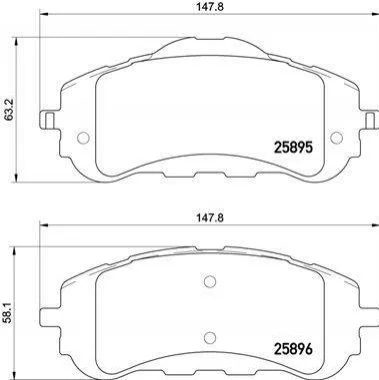 <strong>Гальмівні колодки дискові BREMBO P61 120 (фото 1)</strong>