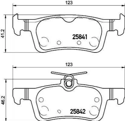 <strong>Гальмівні колодки дискові BREMBO P61 121 (фото 1)</strong>