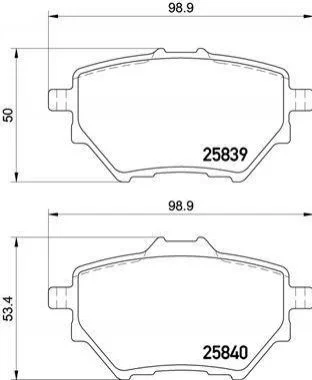 <strong>Гальмівні колодки дискові BREMBO P61122 (фото 1)</strong>