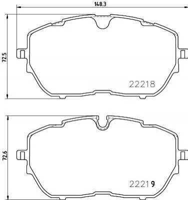 <strong>Гальмівні колодки дискові BREMBO P61 128 (фото 1)</strong>