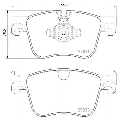 <strong>Гальмівні колодки дискові BREMBO P61 135 (фото 1)</strong>