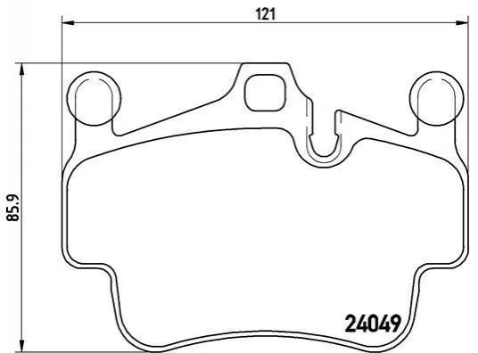 <strong>Гальмівні колодки дискові BREMBO P65 014 (фото 1)</strong>