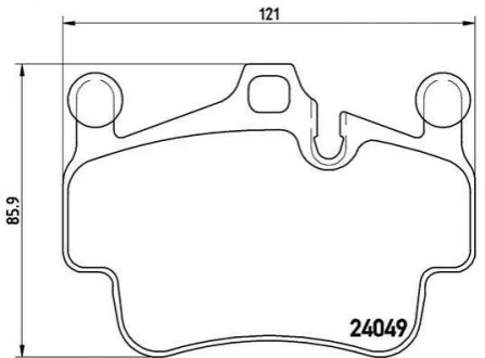Гальмівні колодки дискові для BREMBO P65 014 фото товару