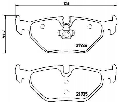 <strong>Тормозные колодки дисковые BREMBO P71 006 (фото 1)</strong>