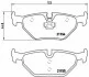 <strong>Тормозные колодки дисковые BREMBO P71 006 (фото 1)</strong>