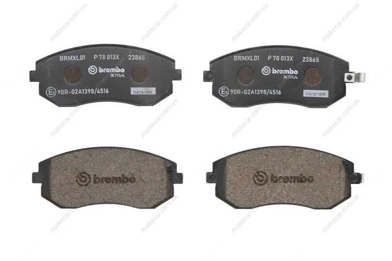 <strong>Гальмівні колодки дискові BREMBO P78 013X (фото 1)</strong>