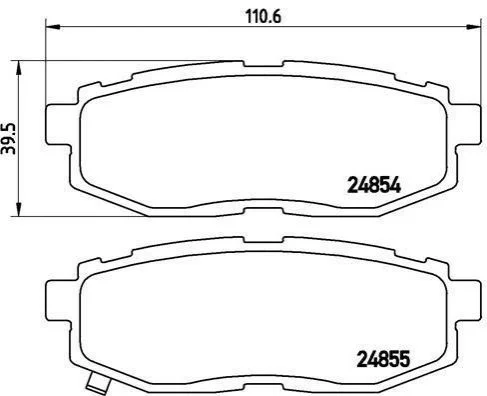 <strong>Гальмівні колодки дискові BREMBO P78018 (фото 1)</strong>