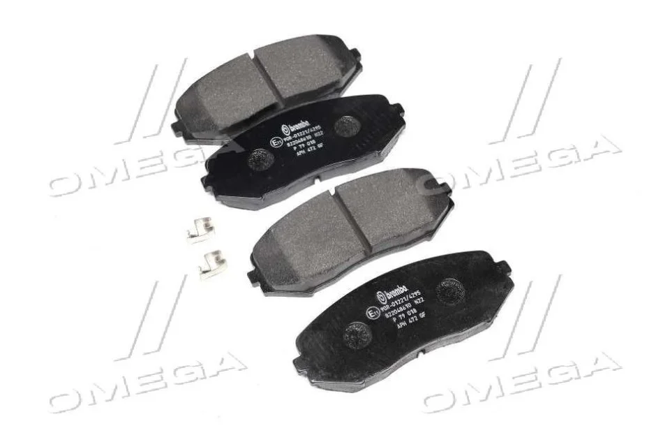 <strong>Гальмівні колодки дискові BREMBO P79018 (фото 1)</strong>