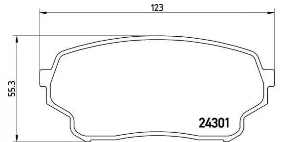 <strong>Гальмівні колодки дискові BREMBO P79 019 (фото 1)</strong>