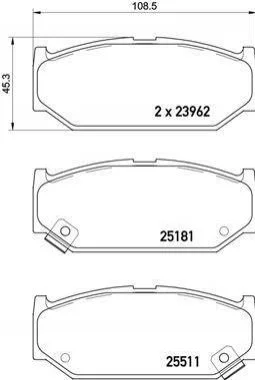<strong>Гальмівні колодки дискові BREMBO P79 031 (фото 1)</strong>