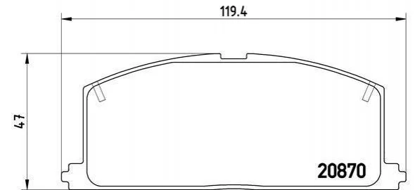 <strong>Гальмівні колодки дискові BREMBO P83 011 (фото 1)</strong>