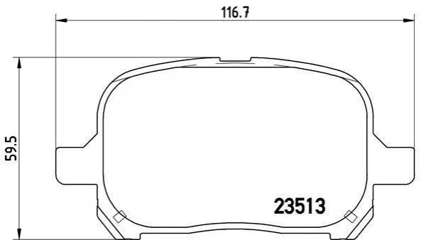 <strong>Гальмівні колодки дискові BREMBO P83040 (фото 1)</strong>