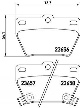 <strong>Гальмівні колодки дискові BREMBO P83 057 (фото 1)</strong>