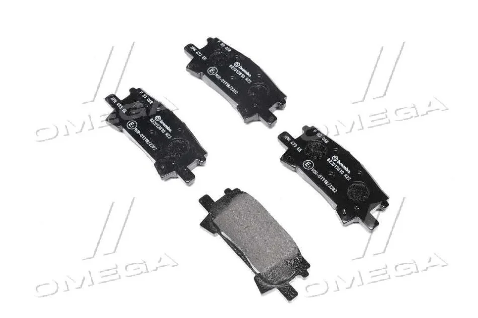 <strong>Гальмівні колодки дискові BREMBO P83068 (фото 1)</strong>