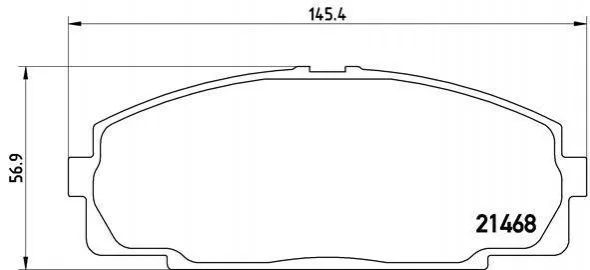 <strong>Гальмівні колодки дискові BREMBO P83 092 (фото 1)</strong>