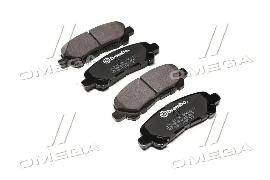 <strong>Колодки гальмівні дискові BREMBO P83138 (фото 1)</strong>