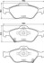 Купити Гальмівні колодки дискові BREMBO P83 159 за низькою ціною в Україні (фото 1)