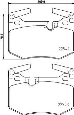 <strong>Гальмівні колодки дискові BREMBO P83 164 (фото 1)</strong>