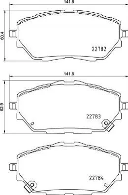 <strong>Гальмівні колодки дискові BREMBO P83171 (фото 1)</strong>