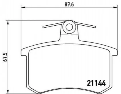 Гальмівні колодки дискові для BREMBO P85 013 фото товару
