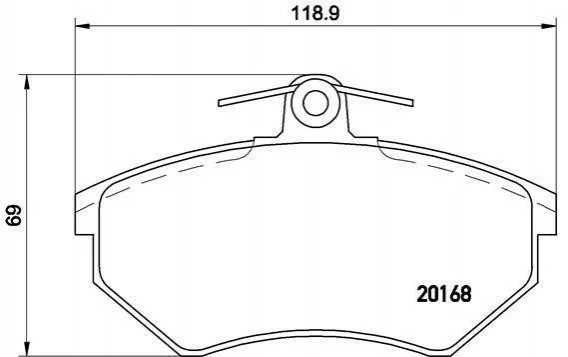 <strong>Тормозные колодки дисковые BREMBO P85 015 (фото 1)</strong>