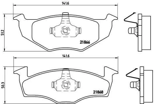 <strong>Гальмівні колодки дискові BREMBO P85 031 (фото 1)</strong>