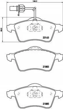 <strong>Гальмівні колодки дискові BREMBO P85 049 (фото 1)</strong>