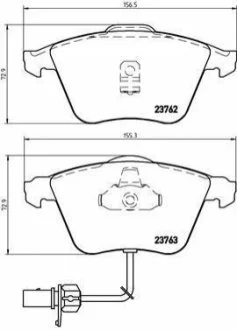 Гальмівні колодки дискові для BREMBO P85056 фото товару