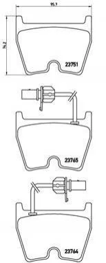 <strong>Гальмівні колодки дискові BREMBO P85 078 (фото 1)</strong>