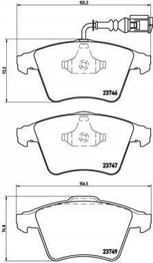 <strong>Гальмівні колодки дискові BREMBO P85082 (фото 1)</strong>