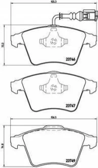 Гальмівні колодки дискові для BREMBO P85082 фото товару