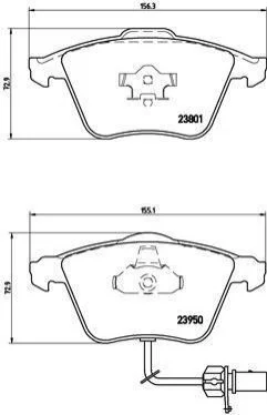 <strong>Гальмівні колодки дискові BREMBO P85097 (фото 1)</strong>