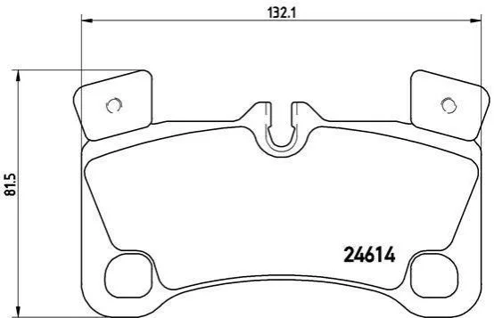 <strong>Гальмівні колодки дискові BREMBO P85103 (фото 1)</strong>