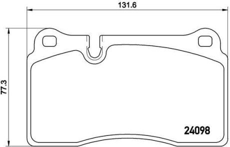 Гальмівні колодки дискові BREMBO P85 116 фото товару