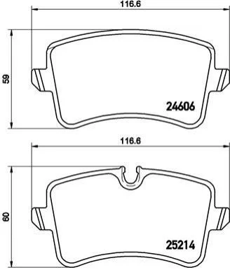 <strong>Гальмівні колодки дискові BREMBO P85117 (фото 1)</strong>