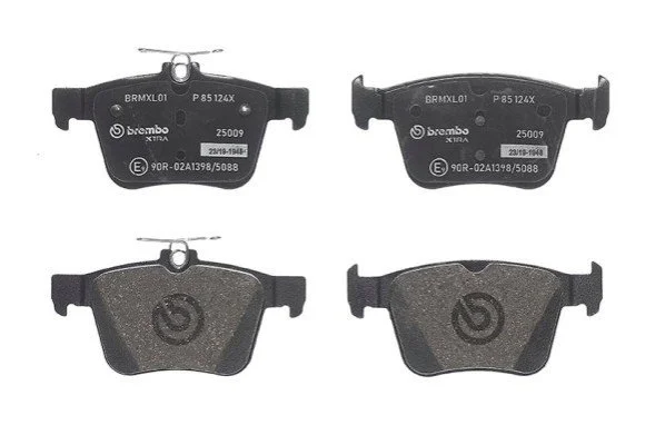 <strong>Гальмівні колодки дискові BREMBO P85 124X (фото 1)</strong>