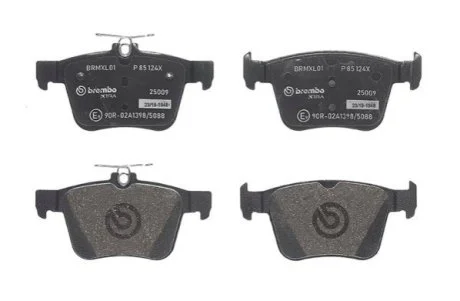 Гальмівні колодки дискові для BREMBO P85 124X фото товару