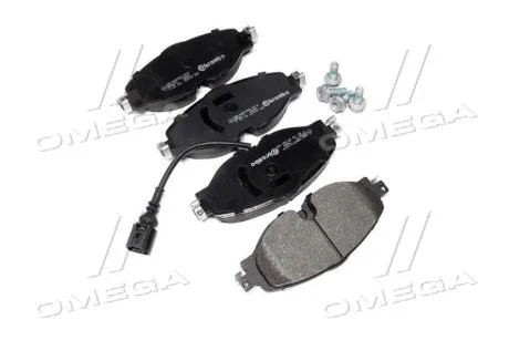 Гальмівні колодки дискові для Volkswagen, Audi, Seat, Skoda BREMBO P85126 фото товару