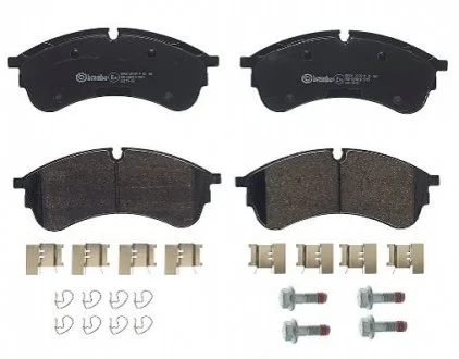 Гальмівні колодки дискові для Volkswagen BREMBO P85 168 фото товару