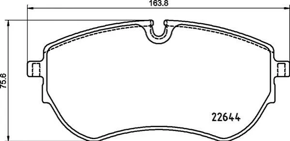 <strong>Гальмівні колодки дискові BREMBO P85 173 (фото 1)</strong>