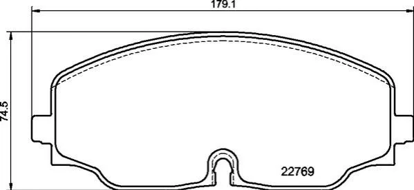 <strong>Гальмівні колодки дискові BREMBO P85 176 (фото 1)</strong>