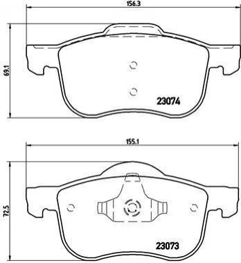 <strong>Гальмівні колодки дискові BREMBO P86016 (фото 1)</strong>