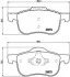 <strong>Гальмівні колодки дискові BREMBO P86016 (фото 1)</strong>