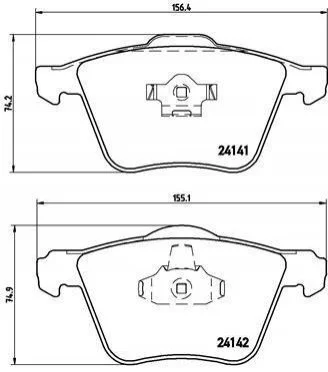 <strong>Гальмівні колодки дискові BREMBO P86018 (фото 1)</strong>