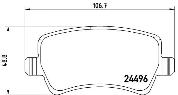 <strong>Гальмівні колодки дискові BREMBO P86021 (фото 1)</strong>