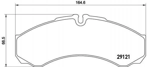 <strong>Гальмівні колодки дискові BREMBO PA6 021 (фото 1)</strong>